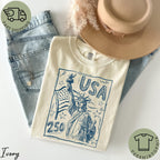 Retro America 250 Shirt, Comfort Colors America 250th Anniversary Shirt, USA 250th Anniversary July 4th Gift, The Summer USA Turned 250 Tee