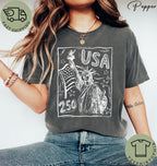 Retro America 250 Shirt, Comfort Colors America 250th Anniversary Shirt, USA 250th Anniversary July 4th Gift, The Summer USA Turned 250 Tee