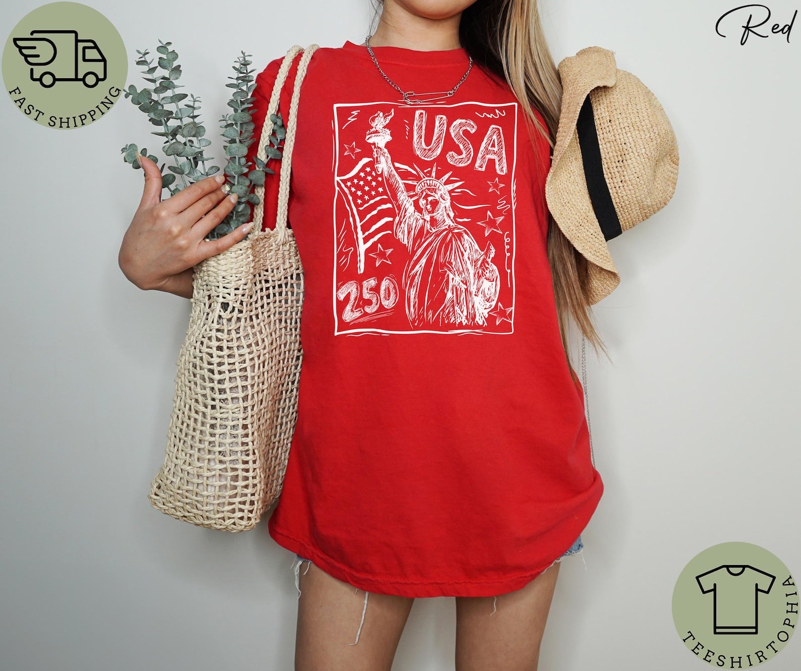 Retro America 250 Shirt, Comfort Colors America 250th Anniversary Shirt, USA 250th Anniversary July 4th Gift, The Summer USA Turned 250 Tee